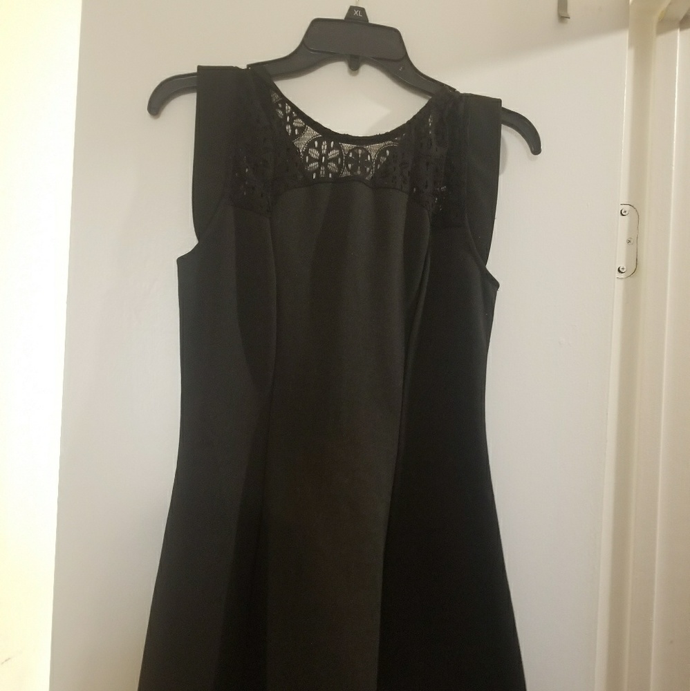 Really cute little black slight flare dress NWT